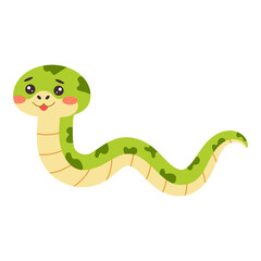 Snakes symbol of the New Year 2025. Vector illustration. 3