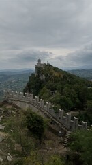 Obraz premium San Marino , Italy , Castle tower
