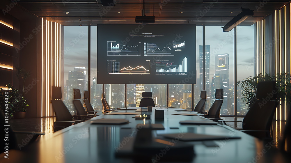 Aufkleber explore the future of collaboration in a modern conference room featuring smart technology and a stu