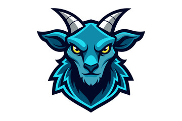 A cute cartoon illustration design featuring a black vector silhouette of a wolf head, an eagle head, and a third eagle head