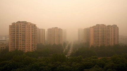 Fototapeta premium Air Pollution