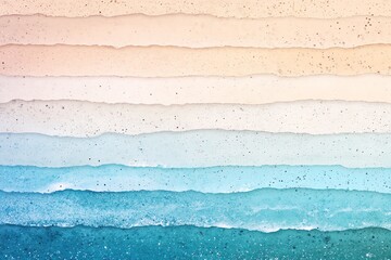 Obraz premium Fond d'écran lignes abstraites style aquarelle océanique 