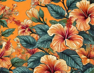 Fototapeta premium seamless floral pattern