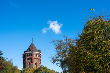 The gothic revival water tower at the top of Shooter’s Hill, Greenwich, London