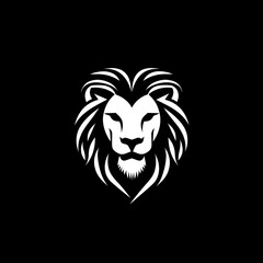 Cool Majestic Wildlife Lion Icon Logo Symbol