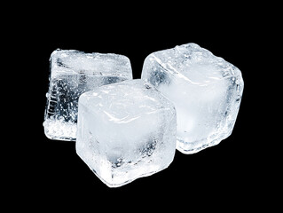Obraz premium Three ice cubes