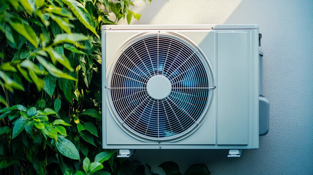 Front view of split ac of outdoor unit