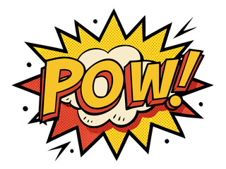 Comic effect line elements, featuring classic speech bubbles with word 