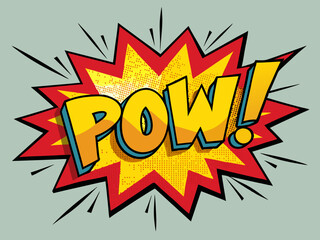 Comic effect line elements, featuring classic speech bubbles with word 