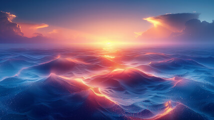 Obraz premium sun and clouds. Abstract background with clouds. Sunset over the mountains. Background with clouds.