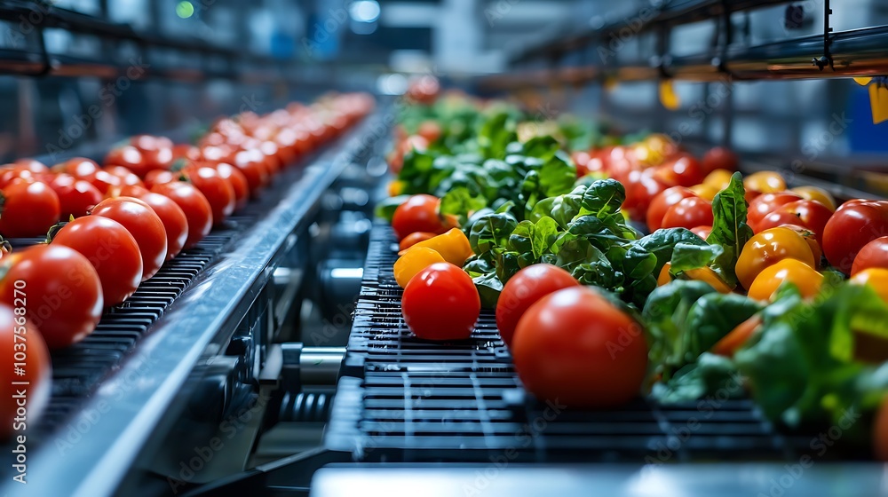 Aufkleber Exploring the integration of technology in food production the role of automation in sustainable agriculture practices