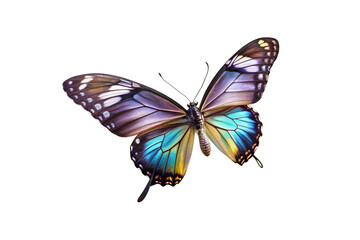 Fototapeta premium Butterfly isolated on white. 