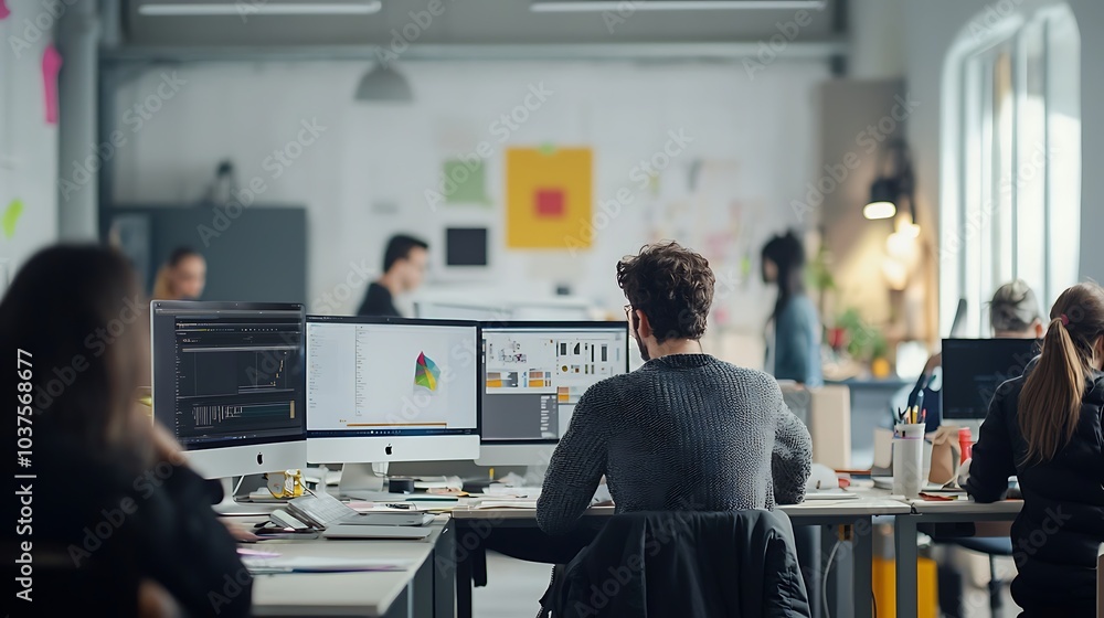 Poster harnessing ai-powered design automation transforming creative workflows and enhancing collaboration 