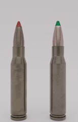 Army Gun ammo cartridges portrait 4k.