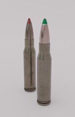 Army Gun ammo cartridges portrait 4k.