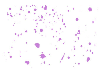 Small watercolor splashes of aquamarine on white background