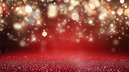 Sparkling Red Background