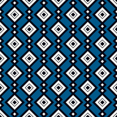 Ethnic, tribal seamless surface pattern. Repeated diamonds and rhombuses motif. Folk background. Folkloric wallpaper. Geometric ornament. Geo digital paper, textile print. Vector art