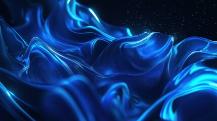 Fototapeta premium Abstract Blue Waves