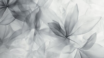 Gray abstract digital designs featuring beautiful botanical elements perfect for backdrop or decor in fashion and artistic creations