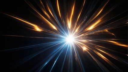 Naklejka premium shimmering lights and sparkles on black backdrop