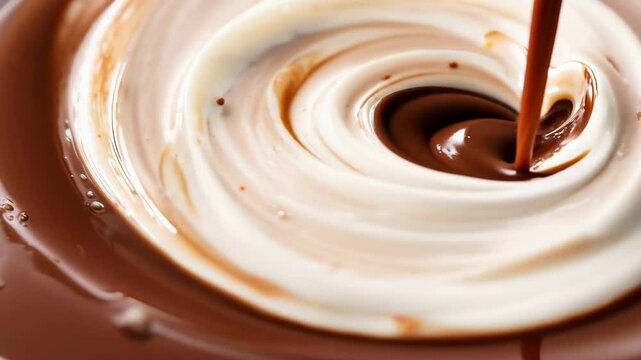 Hot chocolate with peppermint whipped cream Video