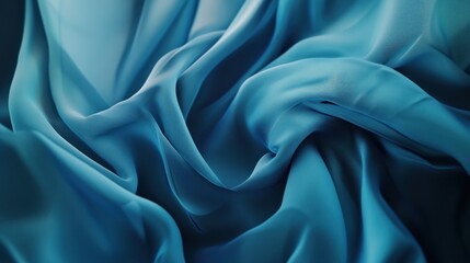 Obraz premium Abstract Blue Fabric Background