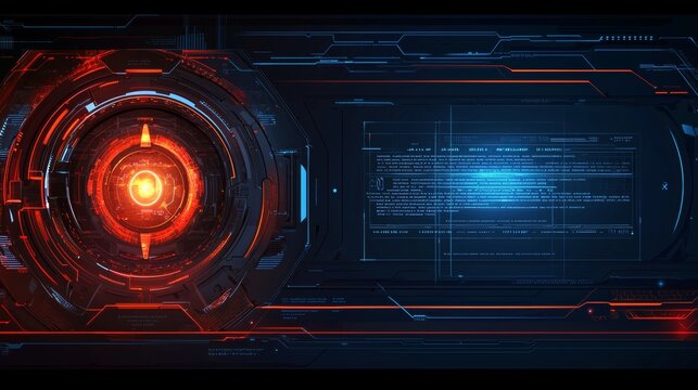 An abstract technological background with elements of technology