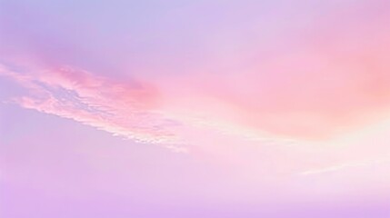 A pastel gradient background transitioning from lavender to pale pink