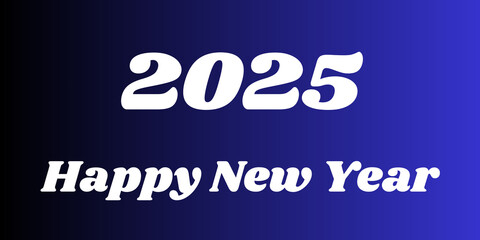   concept of 2025 Happy New Year posters set. Minimalist trendy geometric design templates 