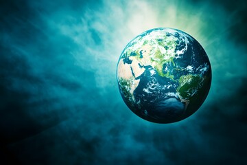 Fototapeta premium Earth and the ozone layer