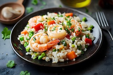fried rice with shrimp