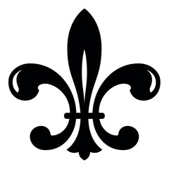 heraldic lily ornamental element 
