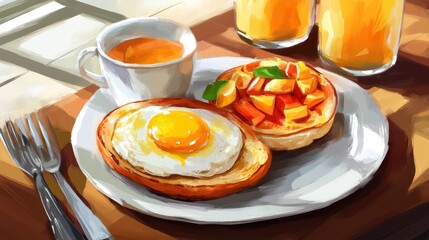 Sunny Morning Breakfast