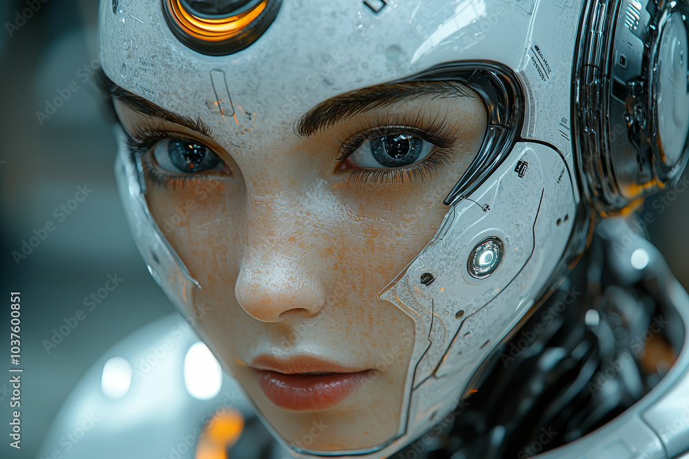 Poster an ai-driven chatbot handling customer service inquiries, illustrating the potential for automation 