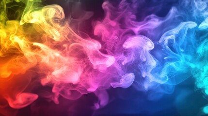 Abstract Colorful Smoke