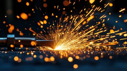 Dynamic Flames with Embers Flying