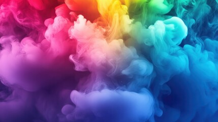 Fototapeta premium Abstract Colorful Smoke
