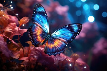 Elegant flutter - butterflies background, offering charming wallpaper, banner design, ideal for posters, cards, and flyers, to complement your greeting and creative needs.