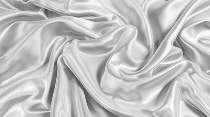 Obraz premium White gray satin texture that is white silver fabric 
