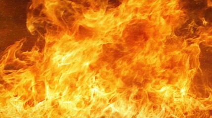 Blazing Inferno: The Vivid Flames Licking the Night Sky in a Fiery Dance