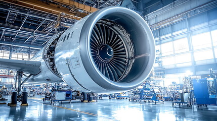 Exploring the intricacies of modern aircraft engines in a state-of-the-art maintenance facility a deep dive into aviation technology and engineering innovations