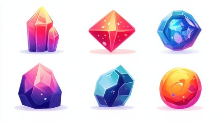 Whimsical Bundevara Serbia Game Asset Divider Icons Set for Website with Playful Toyism and Minimalist Design on White Background