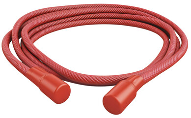 Dynamic skipping rope isolated, energetic exercise sport jump, vigorous fitness activity workout, invigorating gym lifestyle training, active wellness motion