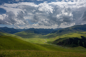 landscape in the mountains