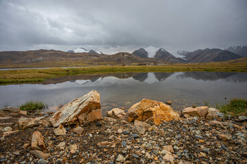lake in the mountains