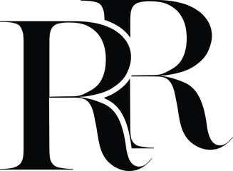 Vector RR luxury logo