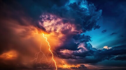 Lightning Storm Sky