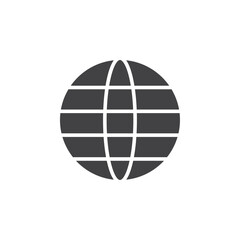 Obraz premium Browser icon Flat simple outline set
