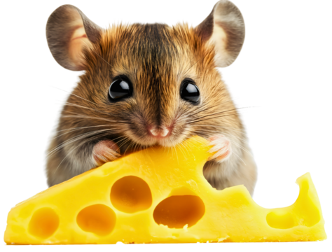 Curious mouse mice cheese, playful yellow isolated rodent, endearing rat small animal, charming cute mammal, whimsical creature delight
